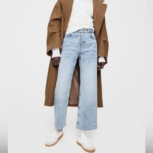 Zara High Rise Straight Jean